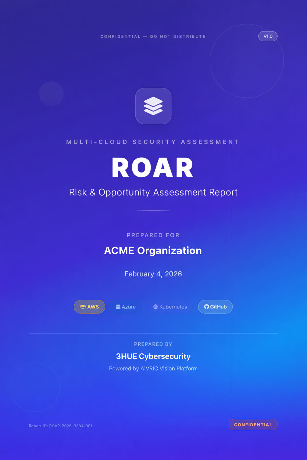 ROAR report cover page preview
